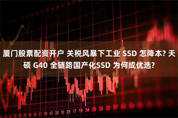 厦门股票配资开户 关税风暴下工业 SSD 怎降本? 天硕 G40 全链路国产化SSD 为何成优选?